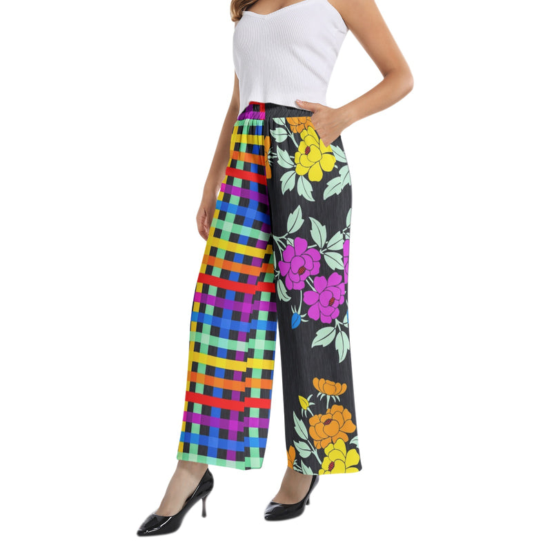 Elastic Waist Wide Leg Pant - Objet D'Art