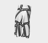 Window Pane Flare Skirt - Objet D'Art