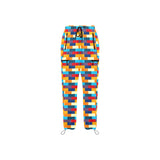 self portrait color scheme print Women's Quick Dry Cargo Sweatpants (Model L65) - Objet D'Art