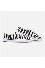 Zebra Print Unisex Canvas Sneakers - Objet D'Art