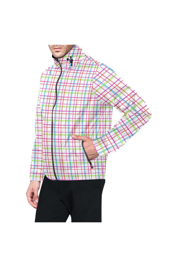 tattersallrainbow Unisex All Over Print Windbreaker (Model H23) - Objet D'Art