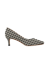 Circles in Squares Women's Pointed Toe Low Heel Pumps - Objet D'Art Online Retail Store