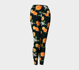 Floral Abyss Yoga Leggings - Objet D'Art