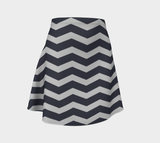 Herringbone Flare Skirt - Objet D'Art