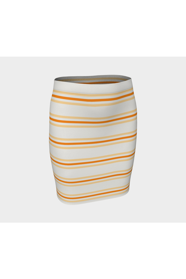 Striped Fitted Skirt - Objet D'Art