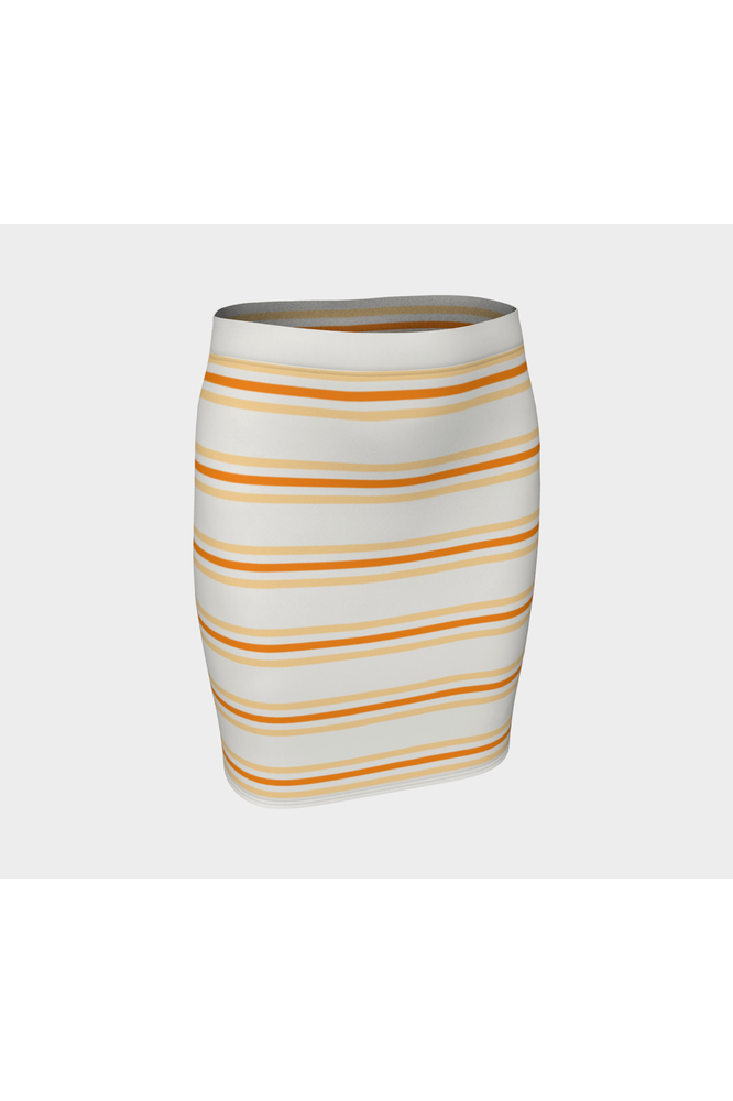 Striped Fitted Skirt - Objet D'Art