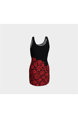 Floral Matrix Bodycon Dress - Objet D'Art