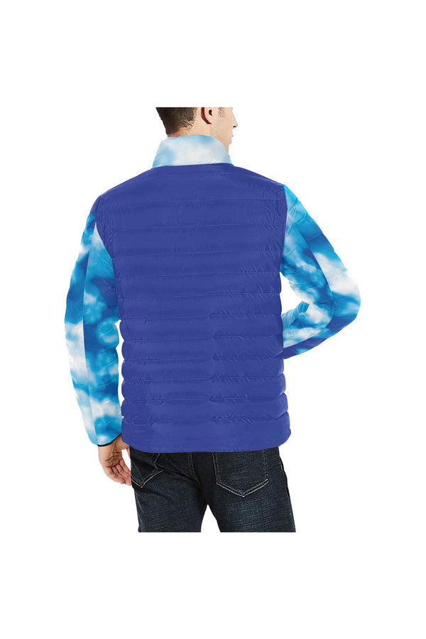 Blue Sky Unisex Stand Collar Padded Jacket - Objet D'Art