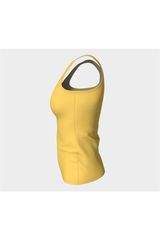 Light Mustard Fitted Tank Top - Objet D'Art