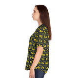 Women's Baseball Jersey (AOP) - Objet D'Art