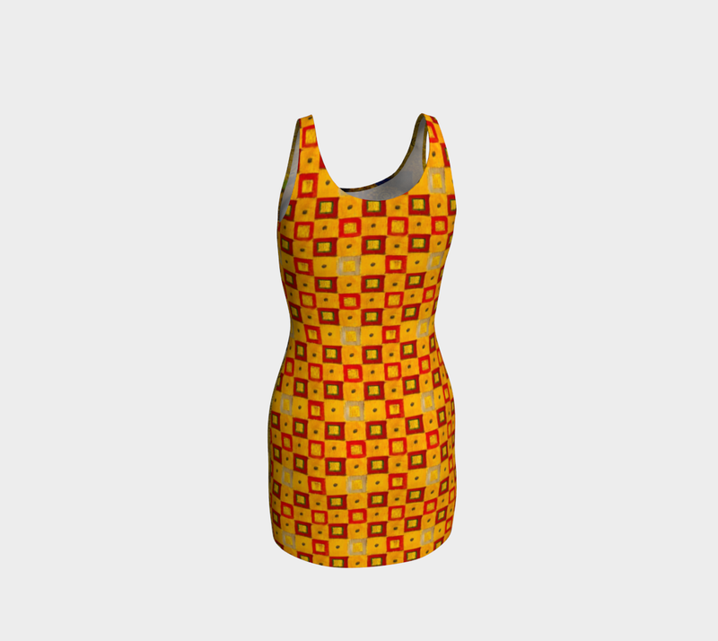 Klimt Bodycon Dress - Objet D'Art