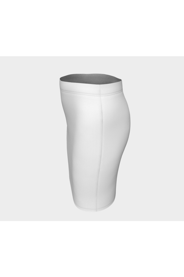 White Fitted Skirt - Objet D'Art