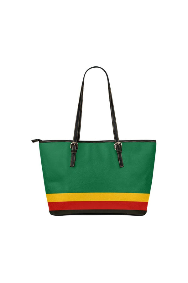 Pan African Colors Leather Tote Bag/Small - Objet D'Art