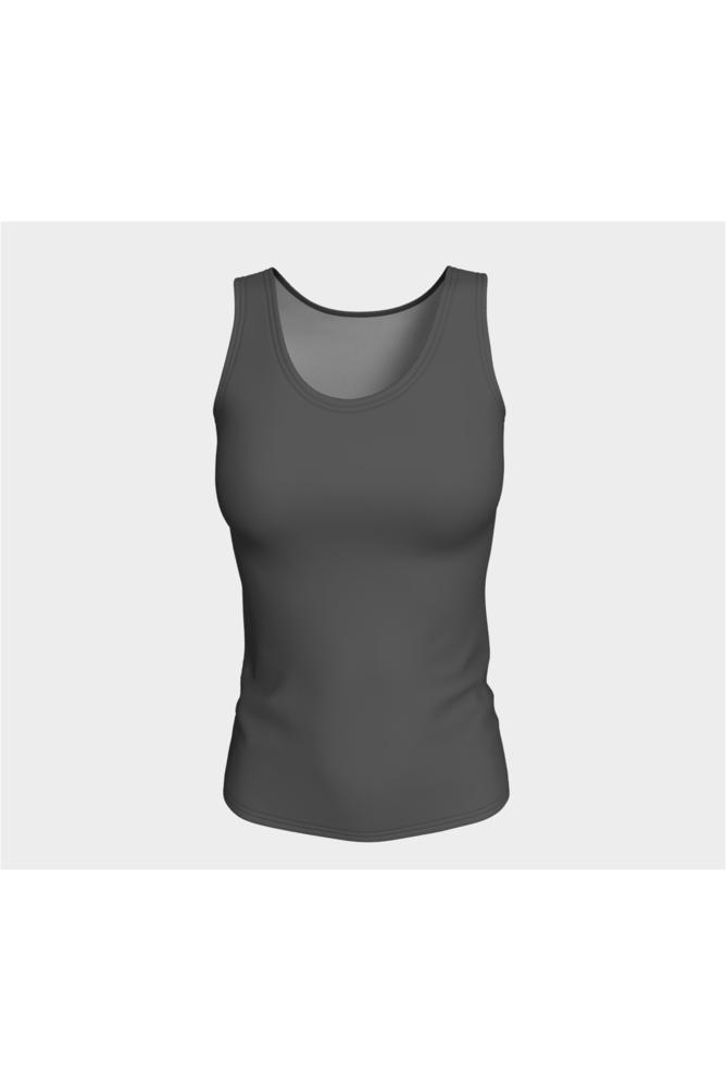 Gray Skies Fitted Tank Top - Objet D'Art