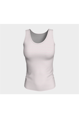 Pink Shepherd's Check Fitted Tank Top - Objet D'Art