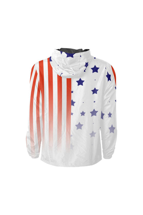 Star Spangled Fierceness Windbreaker for Men - Objet D'Art