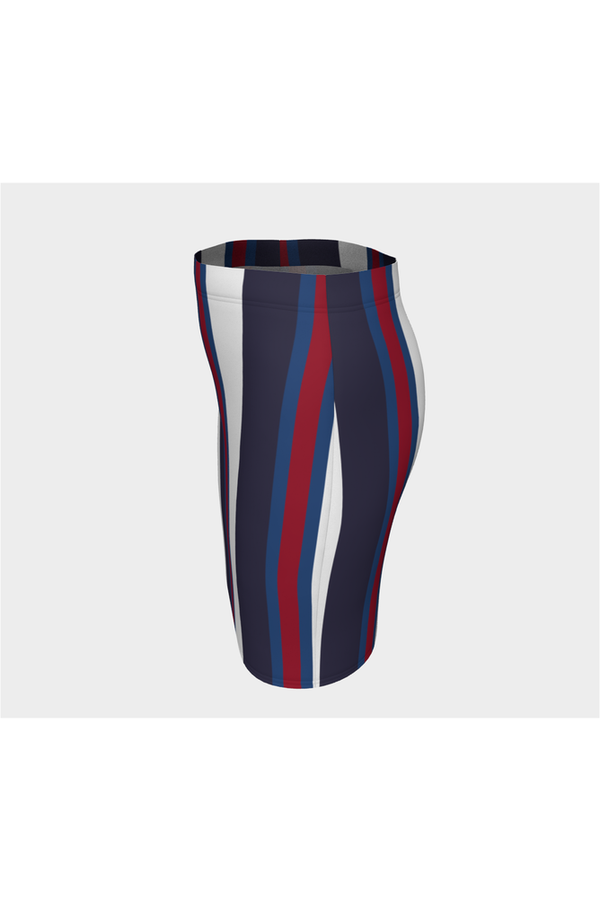 Anaglyph Striped Fitted Skirt - Objet D'Art