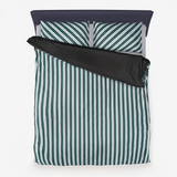 Spearmint Candy Cane Microfiber Duvet Cover - Objet D'Art