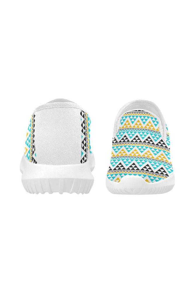 d17 delta top back Orion Slip-on Women's Canvas Sneakers (Model 042) - Objet D'Art