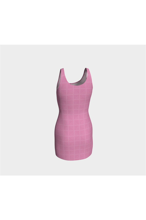 Pressed Rose Matrix Bodycon Dress - Objet D'Art