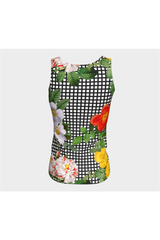 Floral Fitted Tank Top - Objet D'Art