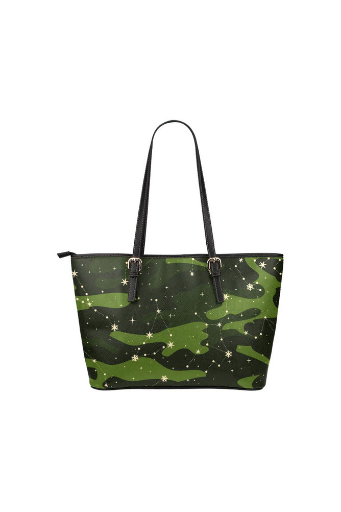 Camo Zodiac Leather Tote Bag/Small - Objet D'Art