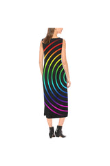 Rainbow Phaedra Sleeveless Open Fork Long Dress - Objet D'Art