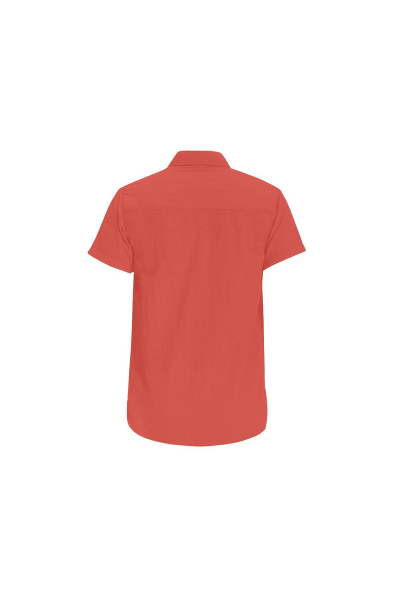 Living Coral Men's All Over Print Short Sleeve Shirt/Large Size (Model T53) - Objet D'Art