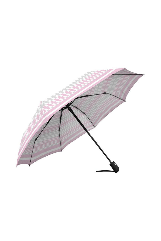 Pink Vintage-style Auto-Foldable Umbrella - Objet D'Art