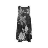 Floral Web Sleeveless A-Line Pocket Dress - Objet D'Art