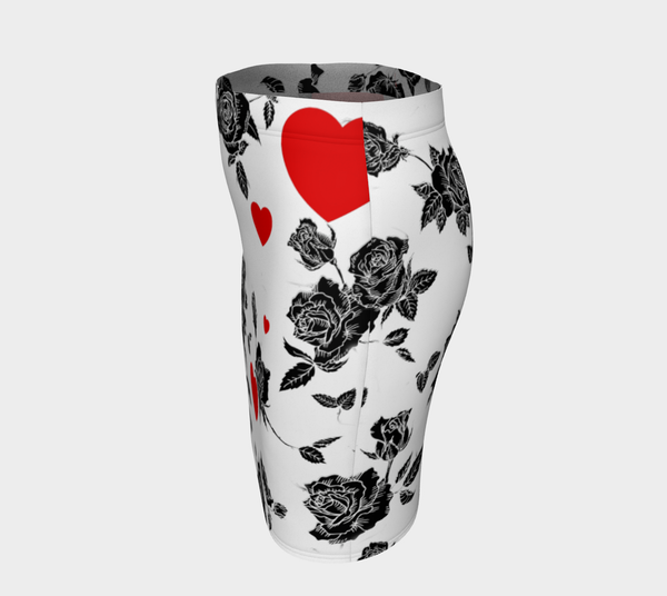 Hearts and Roses Fitted Skirt - Objet D'Art