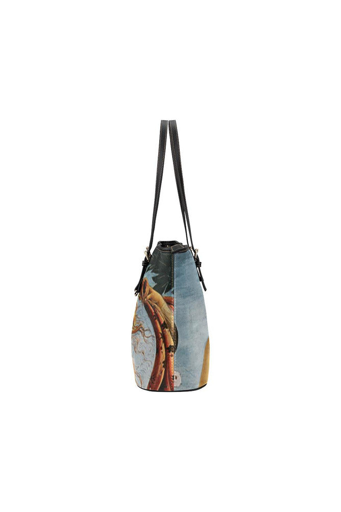 Birth of Venus Leather Tote Bag/Small - Objet D'Art