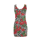 rasp leopard print 3 Medea Vest Dress (Model D06) - Objet D'Art