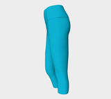 Blue Atoll Yoga Capris - Objet D'Art
