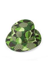 Bauhaus Green Reversible Bucket Hat - Objet D'Art