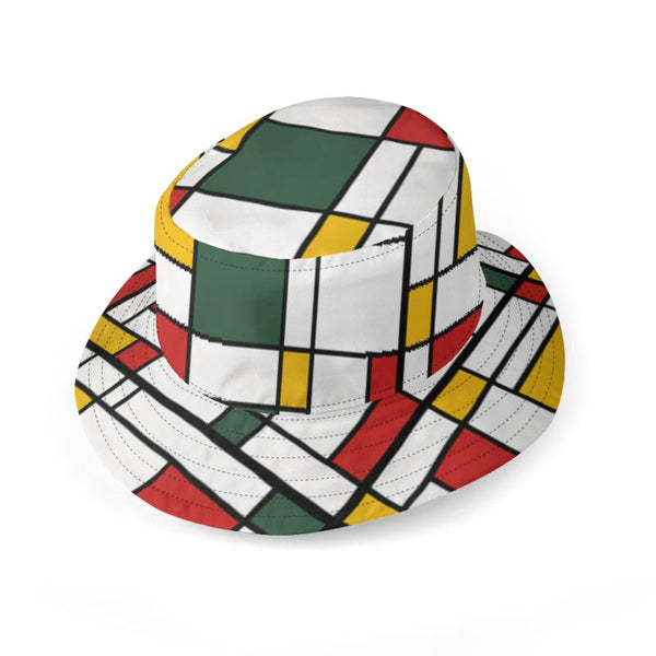 Bauhaus Africa Reversible Bucket Hat - Objet D'Art