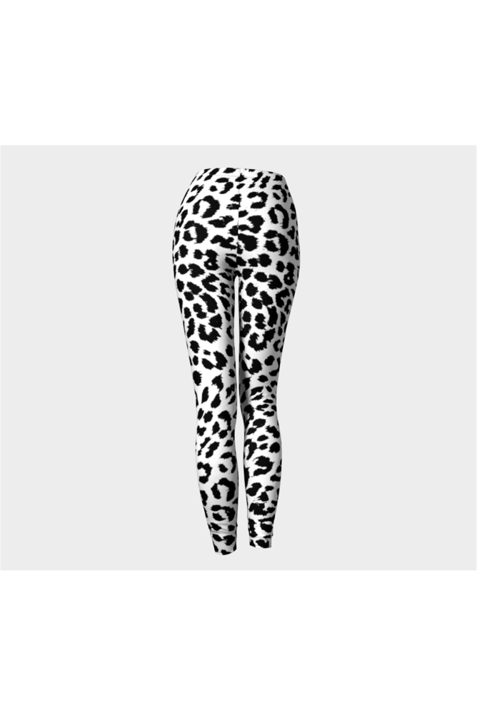 Black and White Leopard Print Leggings - Objet D'Art Online Retail Store