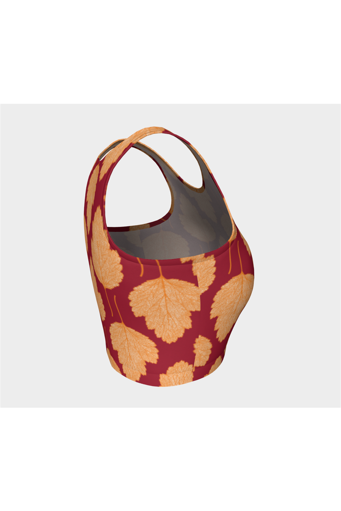 Autumn Leaf Athletic Top - Objet D'Art