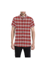 Men in Plaid Short Sleeve Shirt - Objet D'Art