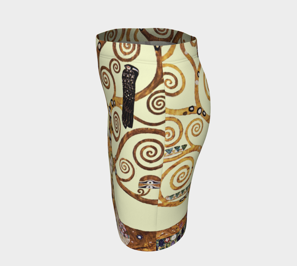 Tree of Life Klimt Fitted Skirt - Objet D'Art