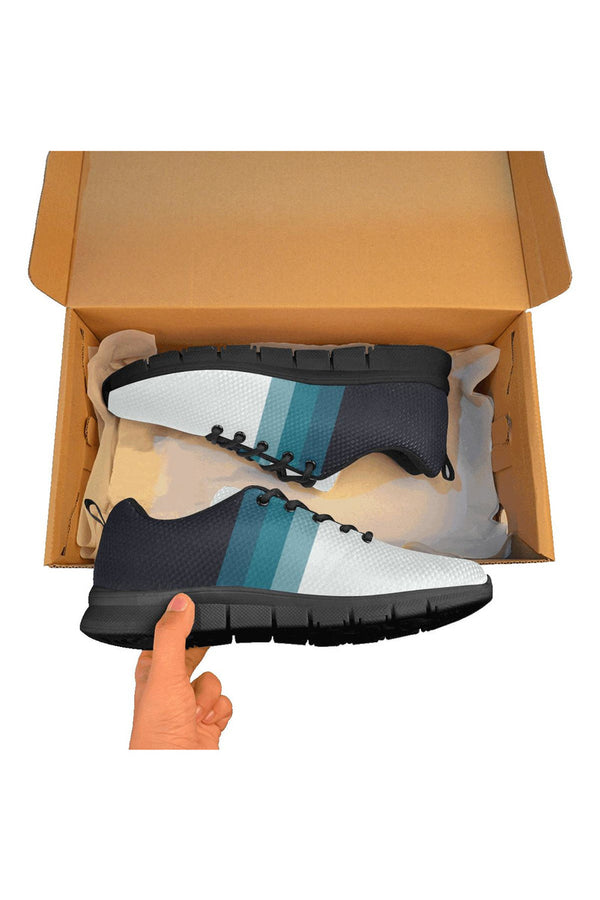 Striped Men's Breathable Running Shoes - Objet D'Art