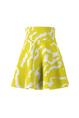 Lemon Zest Women's Skater Skirt - Objet D'Art