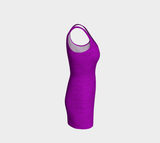 Plum Fibers  Bodycon Dress - Objet D'Art