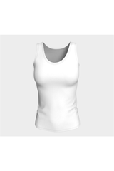 White Fitted Tank Top - Objet D'Art