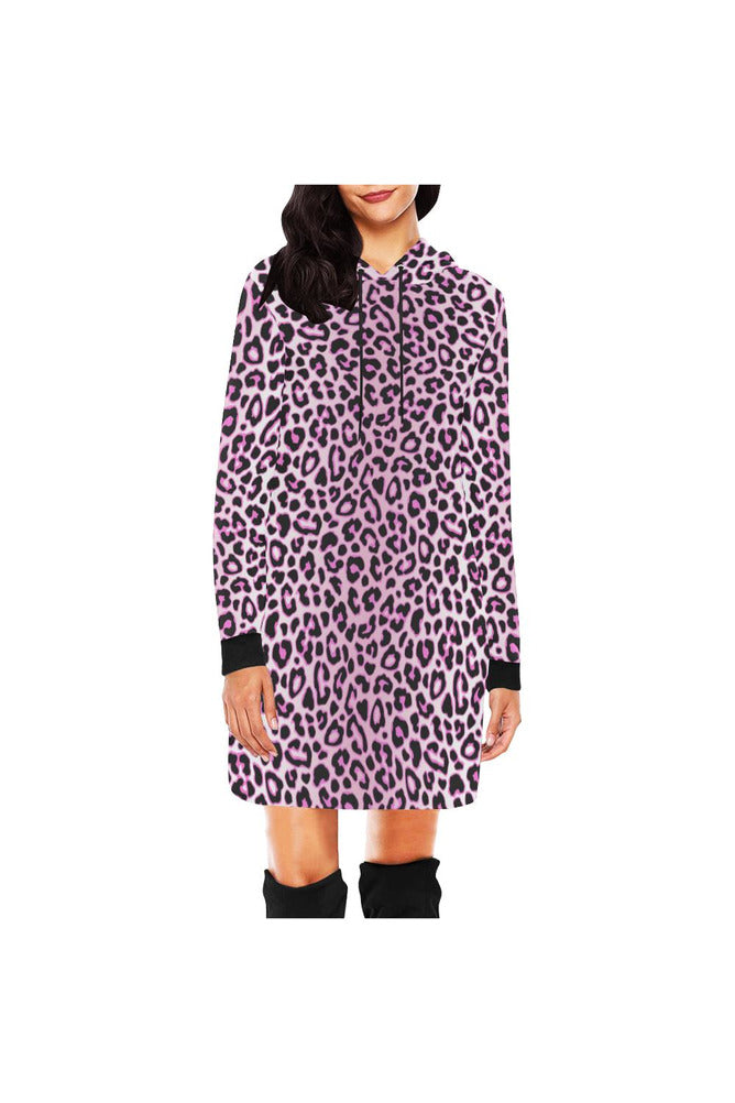 Pink Camo H27 - HOOD All Over Print Hoodie Mini Dress (Model H27) - Objet D'Art