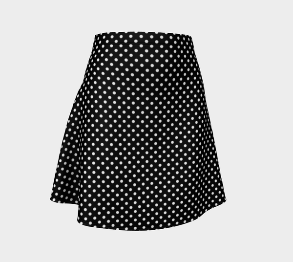 Micro Polka Dot Flare Skirt - Objet D'Art