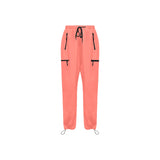 salmon light solid print Women's Quick Dry Cargo Sweatpants (Model L65) - Objet D'Art