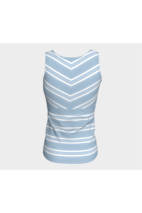 Baby Blue Striped Tank Top - Objet D'Art