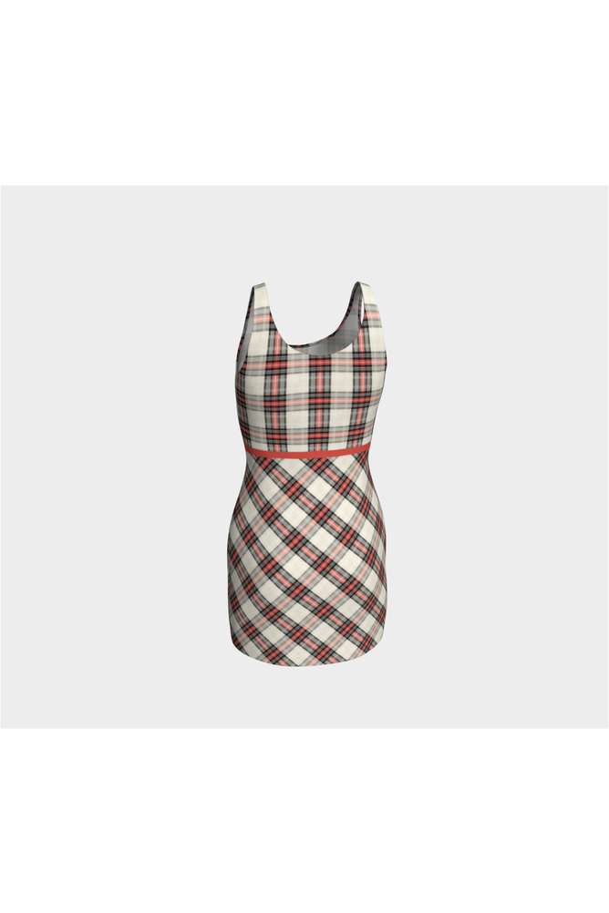 Bidirectional Plaid Bodycon Dress - Objet D'Art