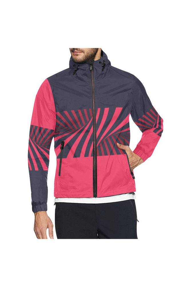 TriIllusion All Over Print Windbreaker for Men (Model H23) - Objet D'Art